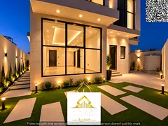 With less than 10% down payment - Luxury 5-bedroom G+2 villa for sale - 10% down payment and monthly