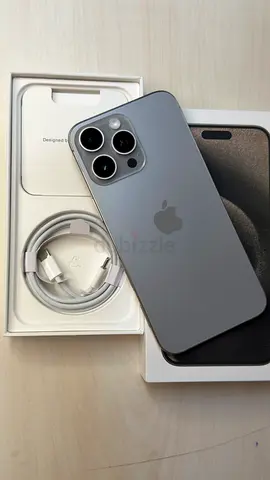 Iphone 15 promax 256gb Natural titanium