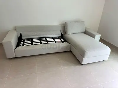 Ikea vimle L shape sofa bed with mattress