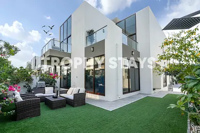 Premium Furnished 4BR + Maid Villa | Private Garden | Monthly