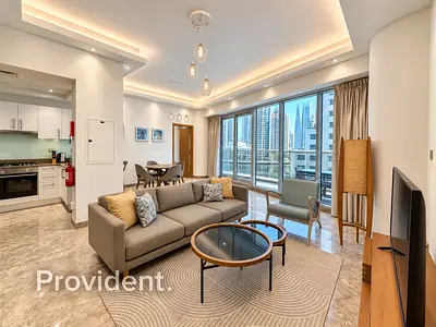 Spacious 1BR | Full Marina Canal View