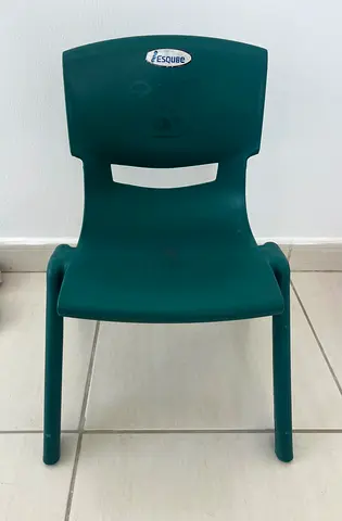 ESQUBE Kids Plastic Chair – Green