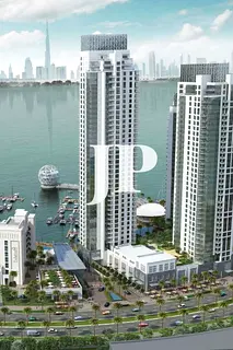 2BR Apartment | Dubai Creek Residence Tower 2 South | Full Marina & Sea View | Unfurnished