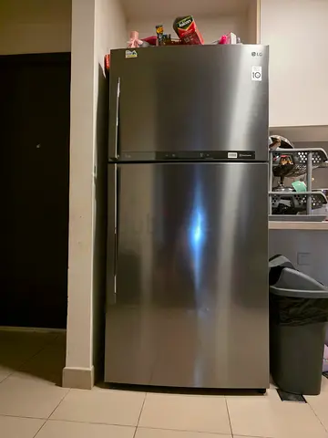 LG Stainless Steel Side-by-Side Refrigerator - excellent Condition