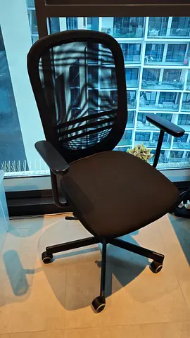 Ergonomic Black Mesh Office Chair from Ikea