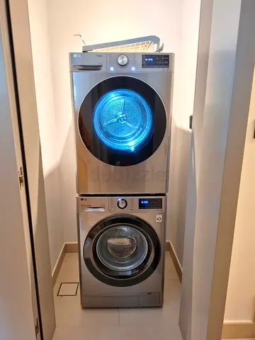 LG Front Load Washing Machine + Dryer | ThinQ Inverter | Excellent Condition