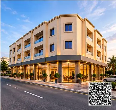 مبنى للبيع/8 محل/6 1bhk/7 2bhk/6 استديو/2 3bhk/8% دخل سنوي و قابل للزيادة /على الشارع /سعر مميز و قابل