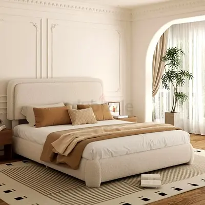 Brand New beige colour 180*200 king size bed