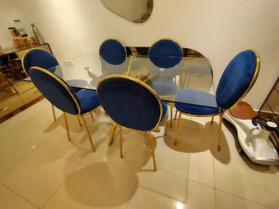 Dining set, dining table and 6 chairs