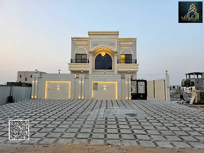 فيلا كلاسيكية فاخرة للبيع في عجمان | شارعين وسكة | 5 غرف ماستر