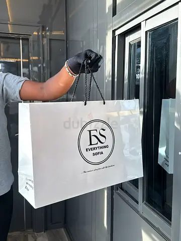 Everything Sofia branded shopping bag - large glossy paper bag