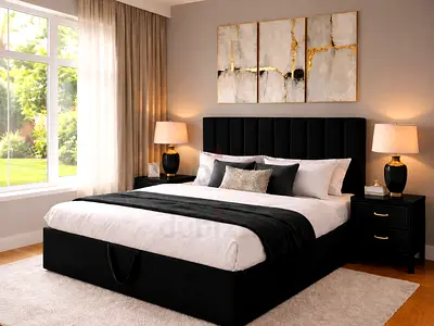 Brand New Queen bed storage bed including mattress good quality Queen size bed