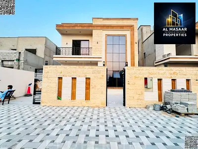 فيلا شامل رسوم التسجيل بحديقة واسعة بمقدم اقل من 10% | تملك فيلا فاخرة بالحليو عجمان | 5 غرف ماستر G+2 | جاهزة للسكن