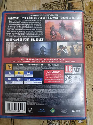 Red dead redemption2 for ps4 hasnt been used mutch
