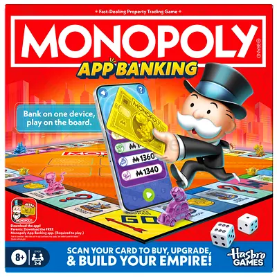 Monopoly App Banking board game (Hasbro) - complete