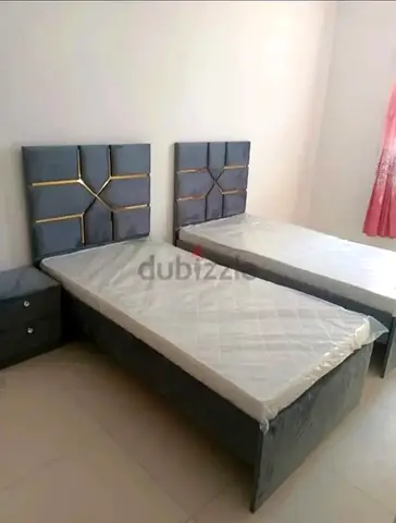 Single Bed fabric with Matress 90×190cm