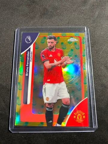 Bruno Fernandes Manchester United Prizm/Parallels Trading Card - Mint