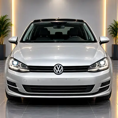 Volkswagen Golf  | GCC | Silver | Sunroof | Low kms Maintained Golf