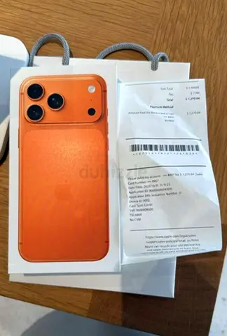 IPHONE 17 PRO MAX 256GB – COSMIC ORANGE 🍊 | 97% BATTERY | USA VERSION FACE TIME