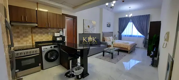 Furnished Studio | Sydney Tower JVC | Balcony | Community View