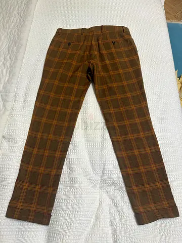 BRIAN DALES Italy Check Trousers 🤎