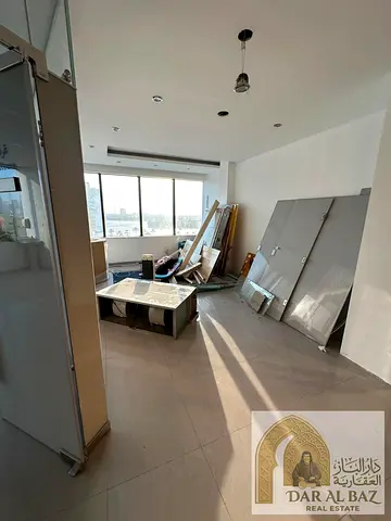 Annual office for rent in Al Majaz 1, Sharjah, offering an attractive opportunity for companies, bu