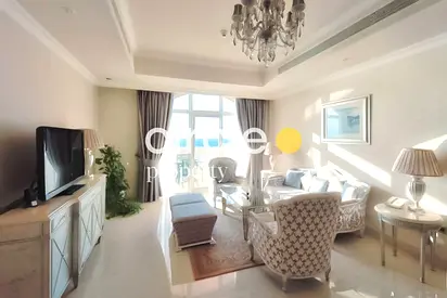 Sea View 2BR Apartment | Kempinski Palm Residence | Furnished Terrace Living