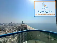 2BR + Living | Direct Sea View | Separate Living | Balcony | Spacious | Ajman Corniche | AED 45K