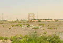 Industrial land in Al Sajaa; freehold to all nationalities. The plot measures 53,820 sqft, priced at