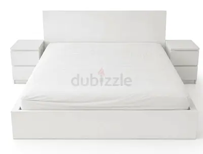 IKEA Queen bed + 2 drawers