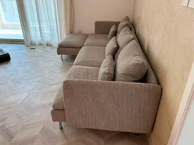 Available high IKEA Sodhram Lsahpe sofa