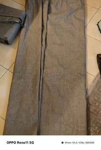 Grey blackout (polyester curtain) 2 pieces