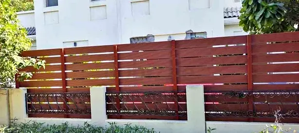 WPC Garden Fence Panels