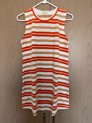 Rip Curl striped sleeveless dress - size 8 (S)