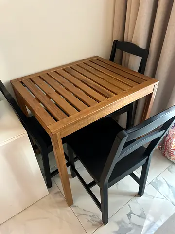 Table and 3 chairs