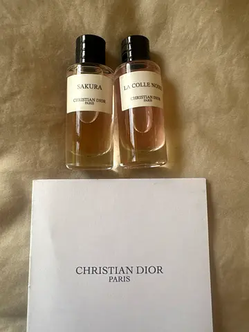 Christian Dior Fragrance Collection - Sakura and La Colle Noire