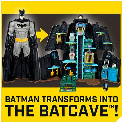 Batman playset with vehicles and action figures - used set