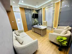 Fully Furnished Office | 4 Cabins | Balcony | Near Stadium Metro | Al Nahda 2