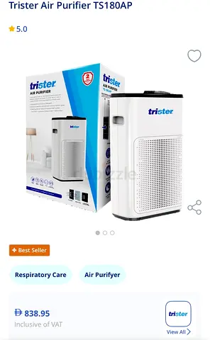 Trister TS180AP Air Purifier - Compact, new,not used.