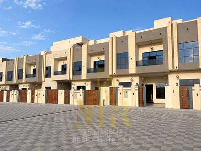 Al Helio 2 – Ajman, near Emirates Road | 4 master bedrooms | Two floors plus roof | High-end finishing | Strategic location close to amenities | Price