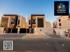 Luxury villa for sale in Ajman—registration and ownership fees included. Features custom finishes