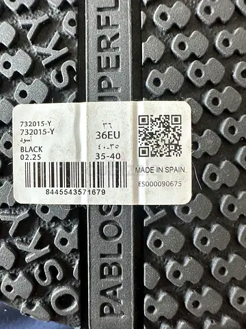 Pablosky Black Shoes (Size 36 EU) - Made in Spain
