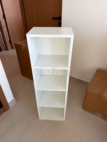White 4-Tier Open Storage Shelf / Bookcase