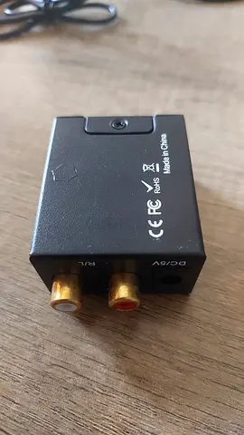 Compact RCA to Digital Audio Converter (R/L RCA) - Good Working Condition