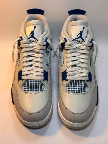 ORIGINAL AIR JORDAN 4 RETRO MILITARY BLUE / INDUSTRIAL BLUE MENS SIZE: U.S 10.5