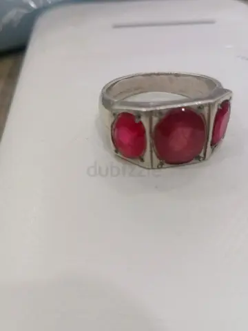 Ruby Ring Sterling Silver Ring