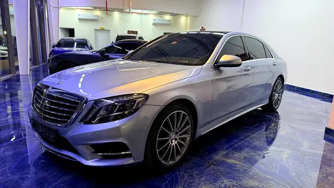 مرسيدس بنز S400 2015 خليجي بحالة وكالة نظيفة جدا رقم واحد