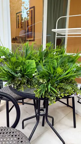 3ps Artificial Greenery Planter Centerpiece - Indoor/Outdoor