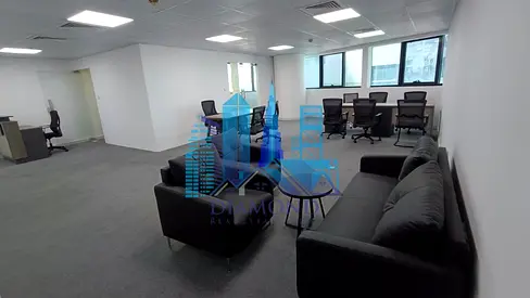 Fully Furnished Office for Rent, Ready to Move, Prime Location, Falcon Tower, Ajman