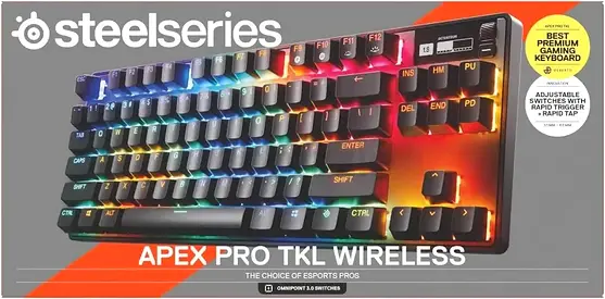 Steel Series APEX PRO TKL Gen 3 Wireless (2025 model)